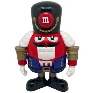 M&M Red Nutcracker Sweet Candy Dispenser Christmas Holiday Limited Edition